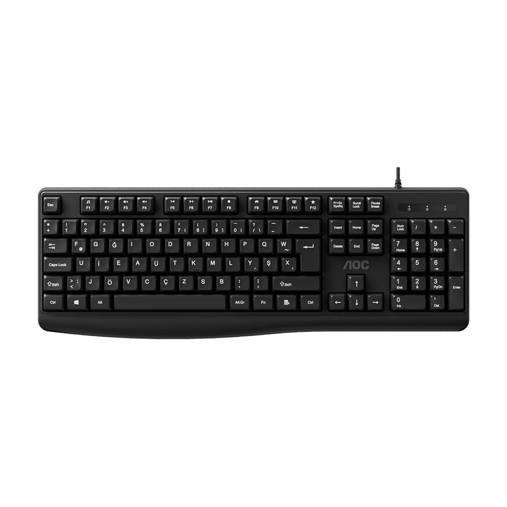 AOCAOC KB120B-62 F Tuş Dizilimli USB Kablolu Klavye1220000740600