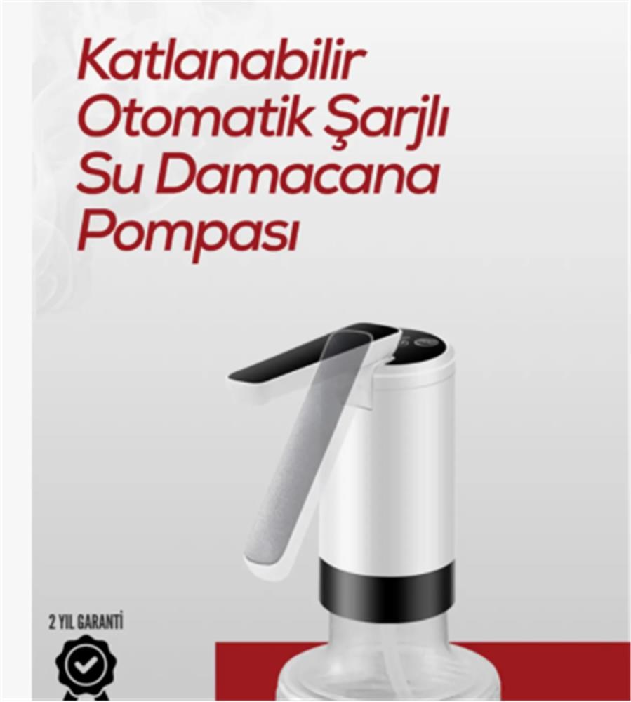 FLYApache K3 Şarjlı Su Pompası (Usb Şarj Grişi-Şarj Lambası-Paslanmaz Çelik)789232284906