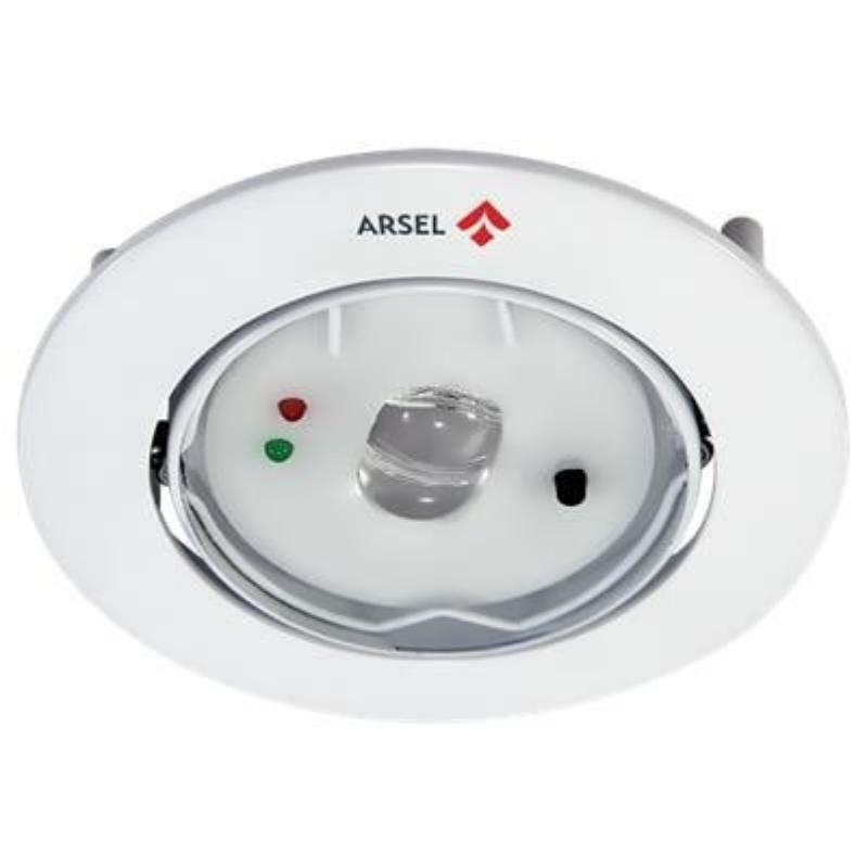 ArselArsel Starlux A20602-A206-STA3E STA-103SAEKO Sıva Altı Acil Aydınlatma Armatürü Kesintide 180 Dak. YananSTA-103SAEKO