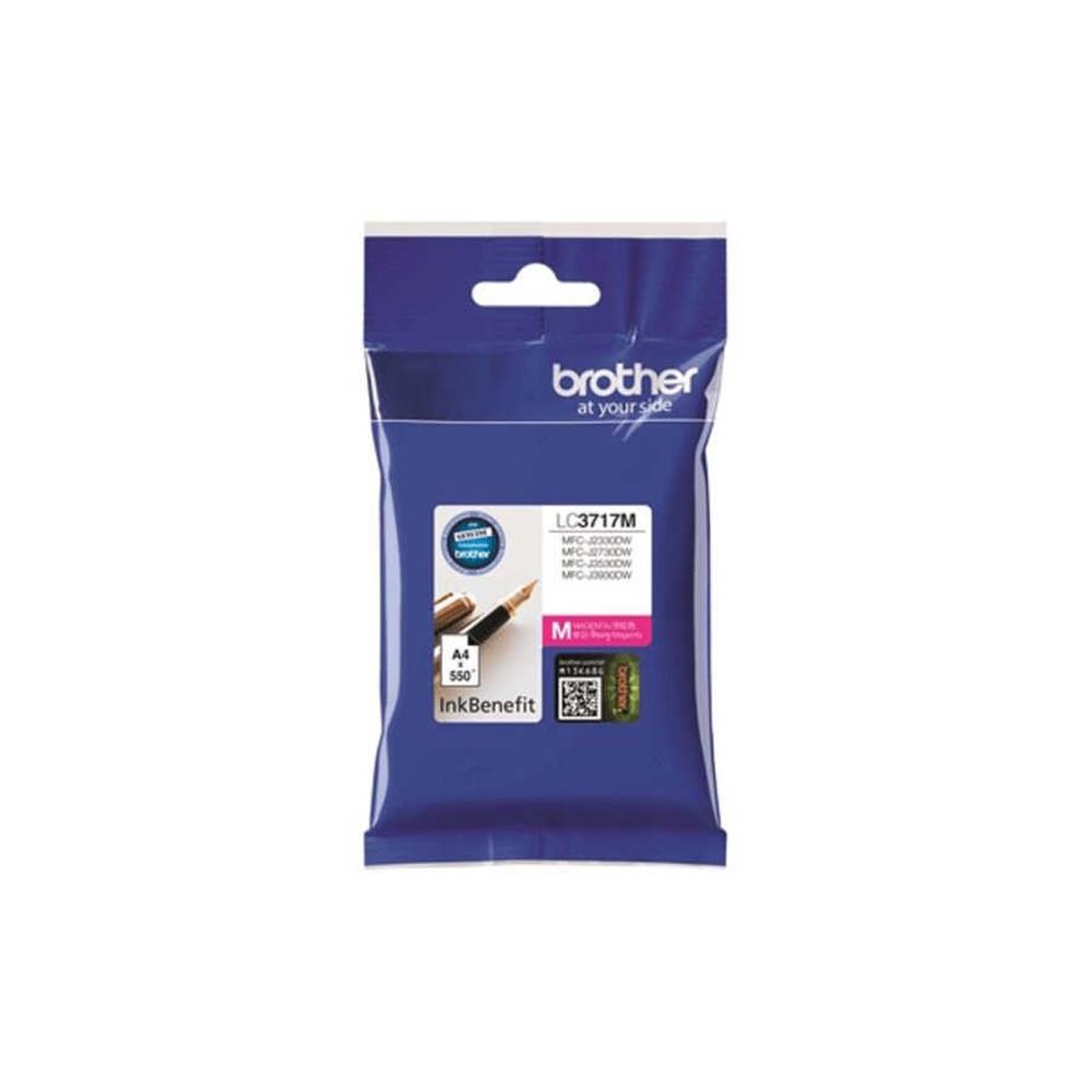 BrotherBrother LC3717M Magenta Kırmızı 550 Sayfa Kartuş MFC-J3930DW4977766767736
