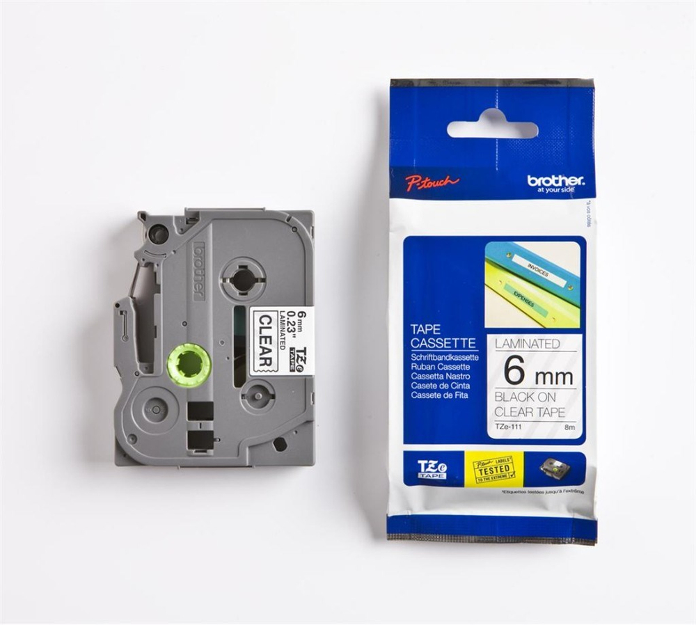 BrotherBrother TZE-661 36mm Sarı Üzeri Siyah Etiket4977766682374