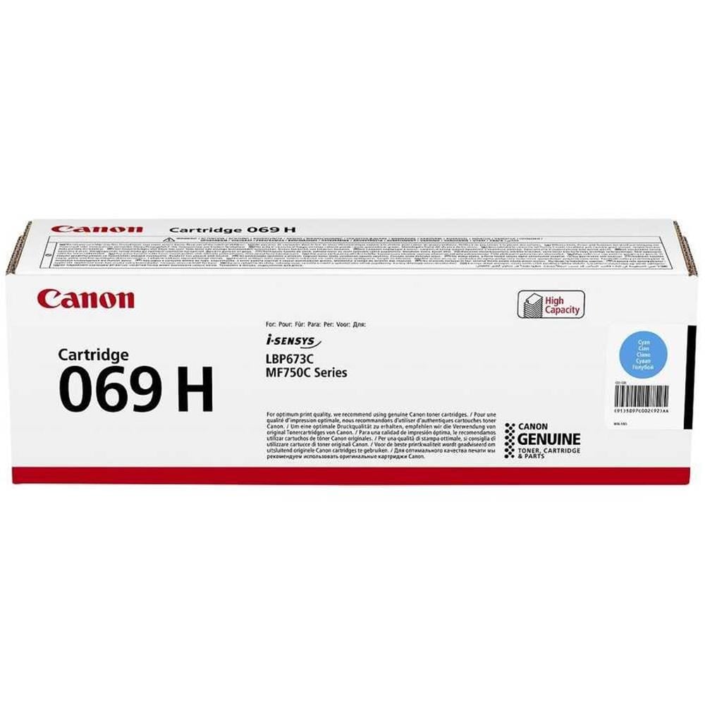 CANONCanon CRG-069H C Yüksek Kapasiteli Cyan Mavi Toner MF754-752-6734549292196887