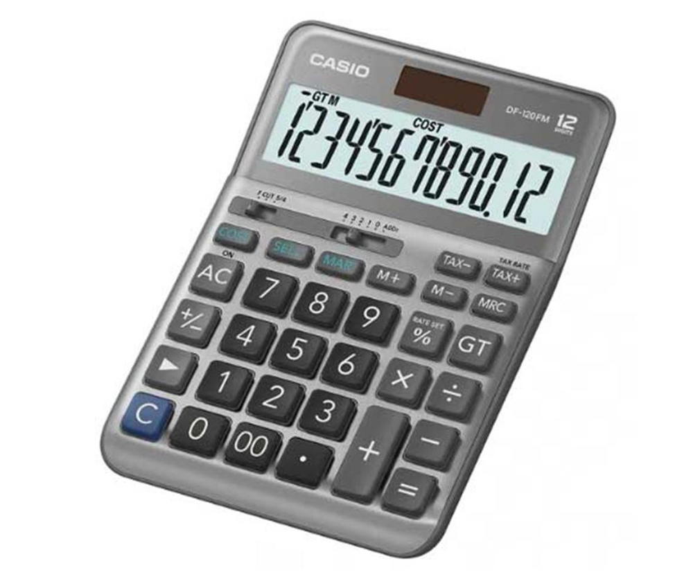 CasioCasio DF-120FM 12 Hane Masa Üstü Hesap Makinesi4549526701368
