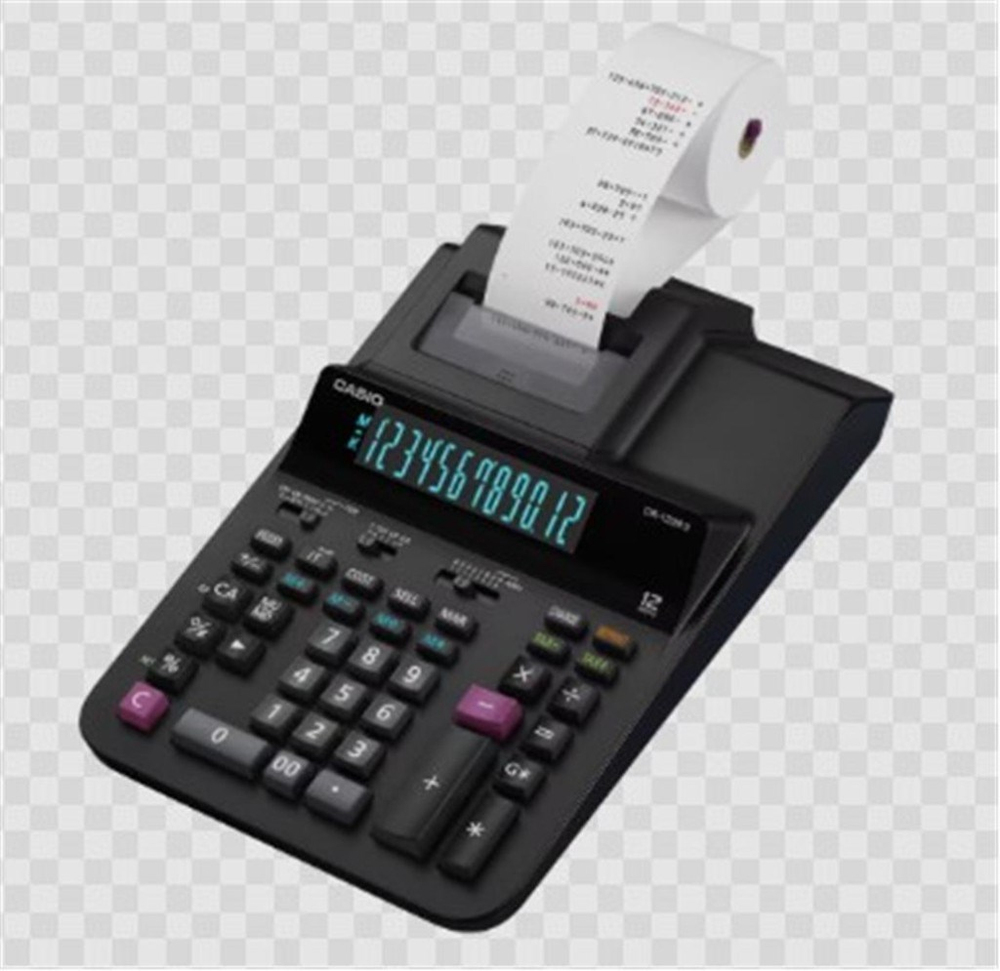CasioCasio DR-120RII-BK 12 Hane Şeritli Siyah Hesap Makinesi4549526620638