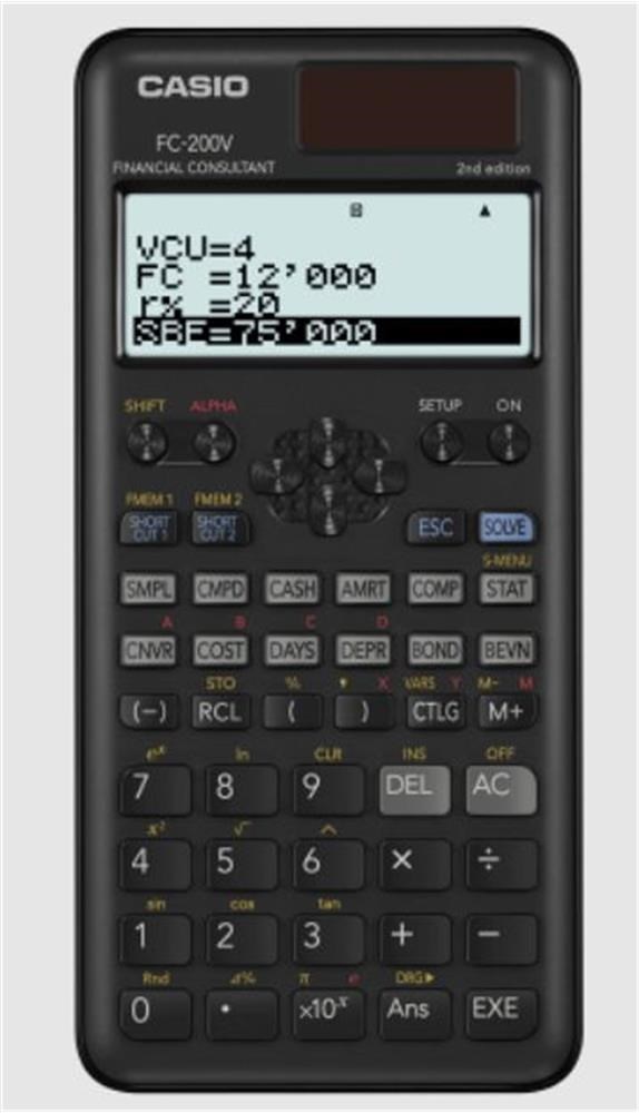 CasioCasio FC-200V Finansal Hesap Makinesi4549526613562