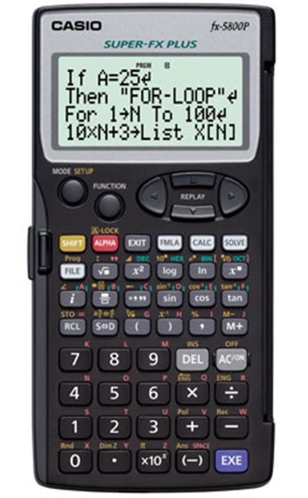 CasioCasio FX-5800P Programlanabilir Bilimsel Fonksiyonlu Hesap Makinesi4971850175162