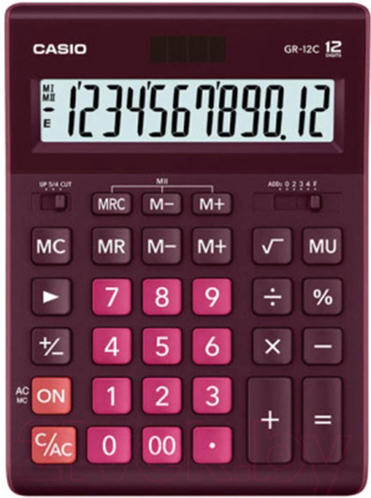 CasioCasio GR-12C-WR 12 Hane Bordo Masa Üstü Hesap Makinesi4549526613005