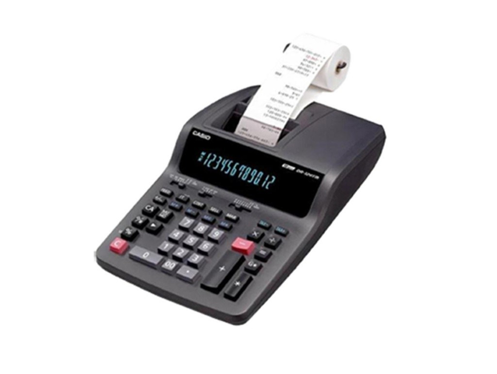 CasioCasio HR-100RC-BK-DC 12 Hane Şeritli Hesap Makinesi4971850099642