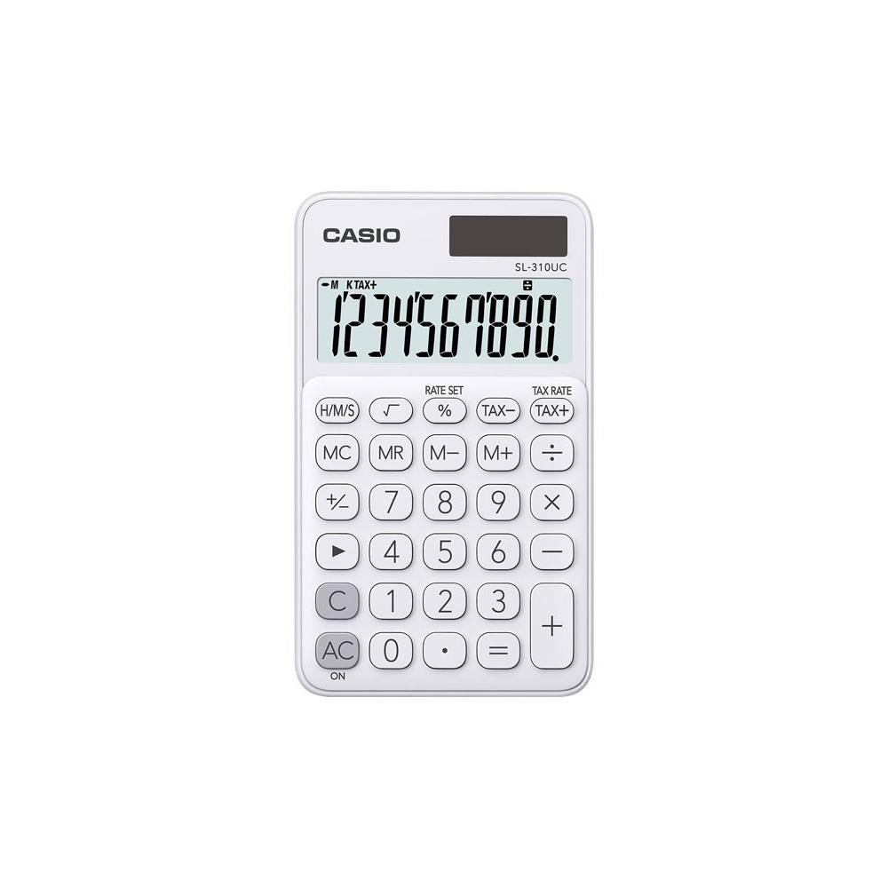CasioCasio SL-310UC-WE Cep Tipi 10 Hane Beyaz Hesap Makinesi4549526603815