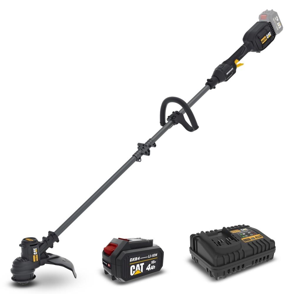 CATCAT DG210 18Volt 4.0Ah. Li-ion 33cm Tek Akülü Profesyonel Misinalı Çim ve Kenar KesmeDG210
