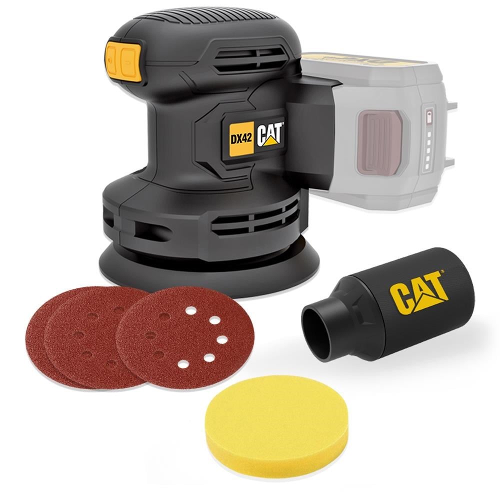 CATCAT DX42B 18Volt 125mm Profesyonel Devir Ayarlı Eksantrik Zımpara (Akü Dahil Değildir)DX42B