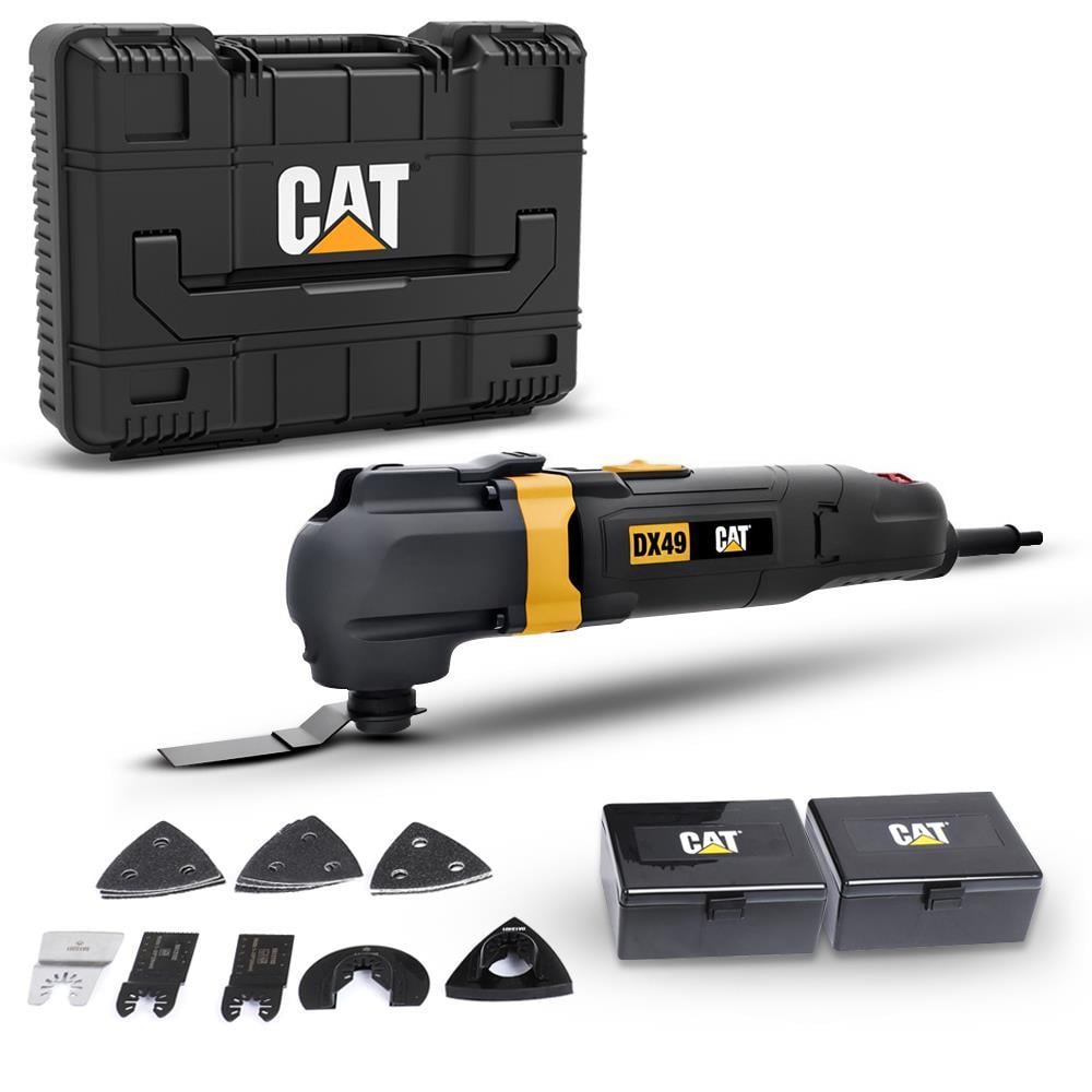 CATCAT DX49.1 350Watt Profesyonel Çok Amaçlı Devir Ayarlı Kesme Raspalama ve Zımpara + 14 Adet AksesuarDX49.1