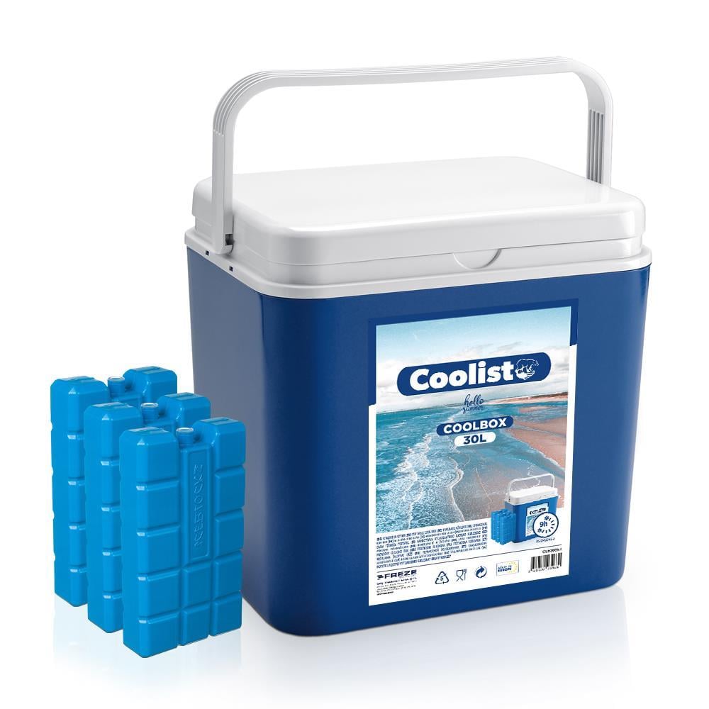 CoolistCoolist CLB30SET 30 Litre Buzluk + 3 Adet 400gr. Buz KasetiCLB30SET