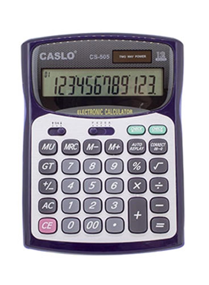 CSLCSL CS-505 12 Hane Masa Tipi İşlem Kontrollü Su Geçirmez Hesap Makinesi6924035804560