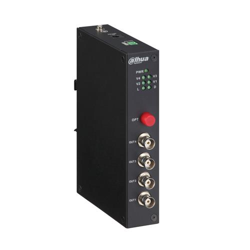 DahuaDahua PFO2410R 4 Kanal HDCVI Optik Alıcı-Verici (Lite)PFO2410R