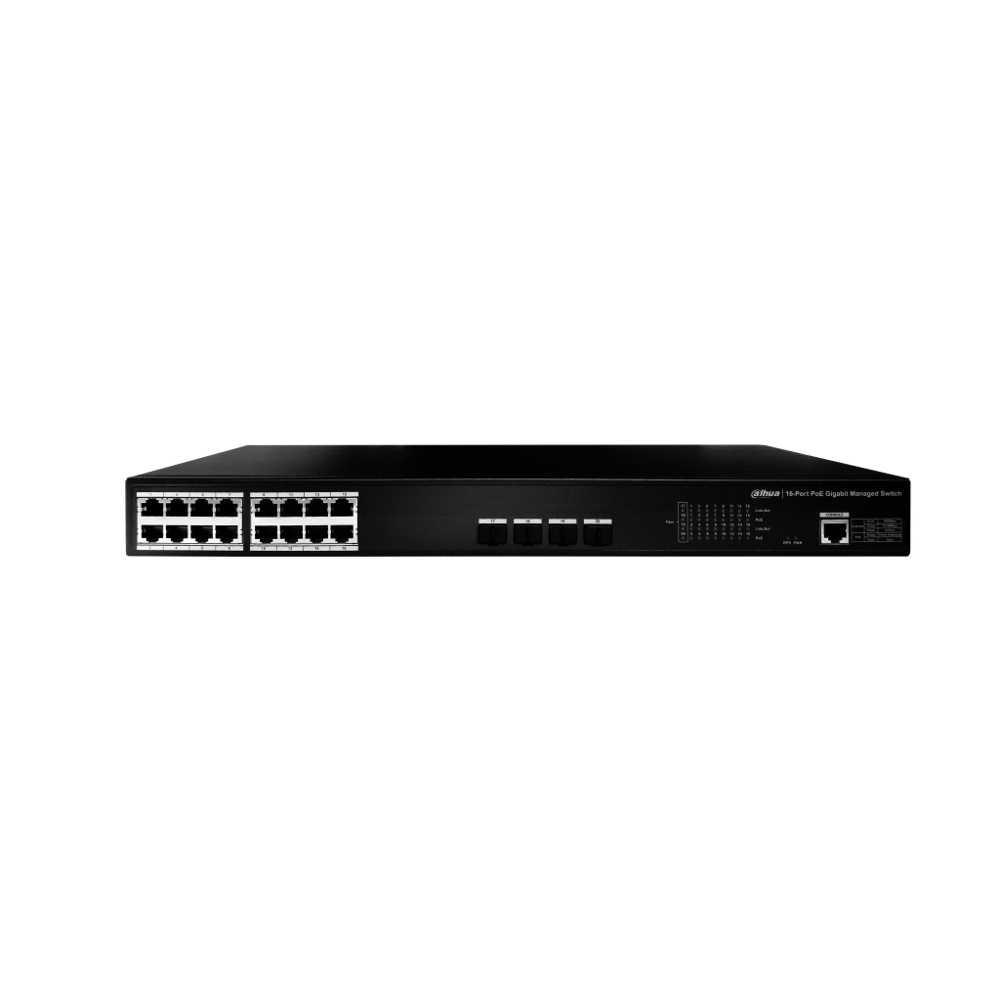 DahuaDahua PFS4420-16GT-250 16-Port PoE Gigabit Yönetilebilir SwitchPFS4420-16GT-250