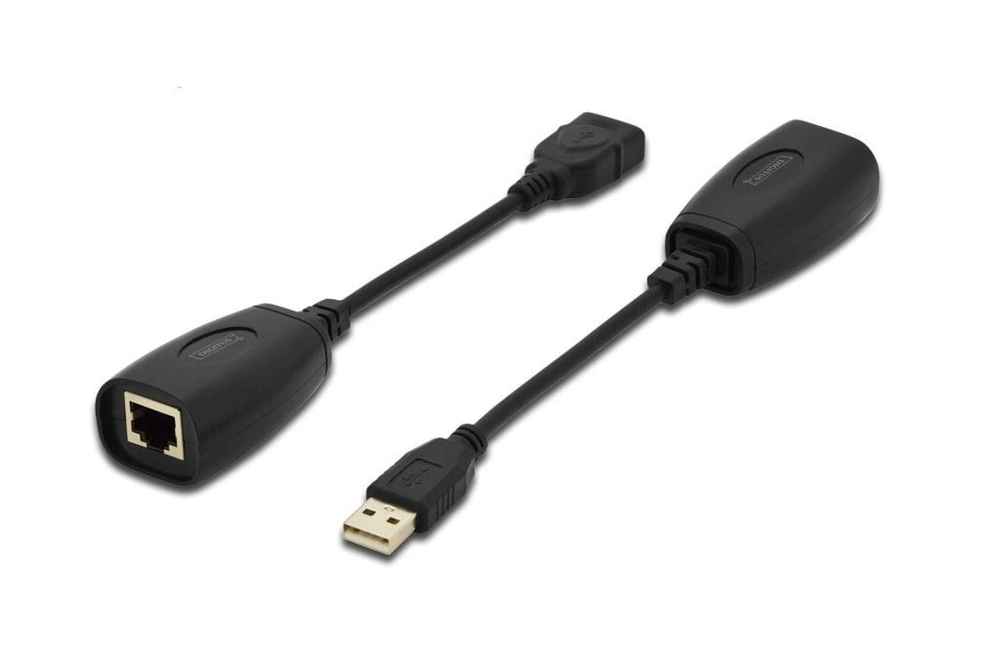 DIGITUSDigitus DA-70139-2 USB 1.1 Mesafe Uzatma Cihazı, CAT 6-6A-7 AWG23 S-FTP ya da F-FTP 45 metre4016032342311