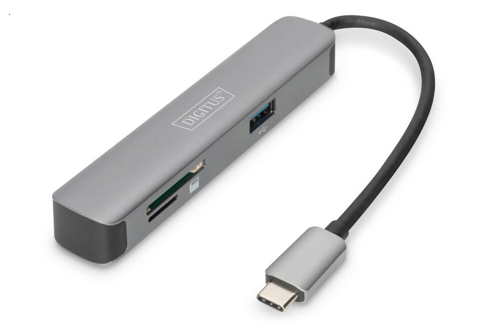 DIGITUSDigitus DA-70891 USB Tip C 5Port (USB-C™ Dock, 5 Port)x USB 3.0 port
2 x Kart okuyucu (SD-Mic4016032472568
