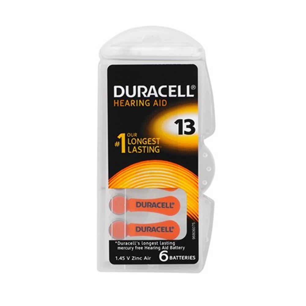 DURACELLDuracell 13 Numara Düğme Kulaklık Pili İşitme Cihazı İçin 6'lı Paket4043752174694