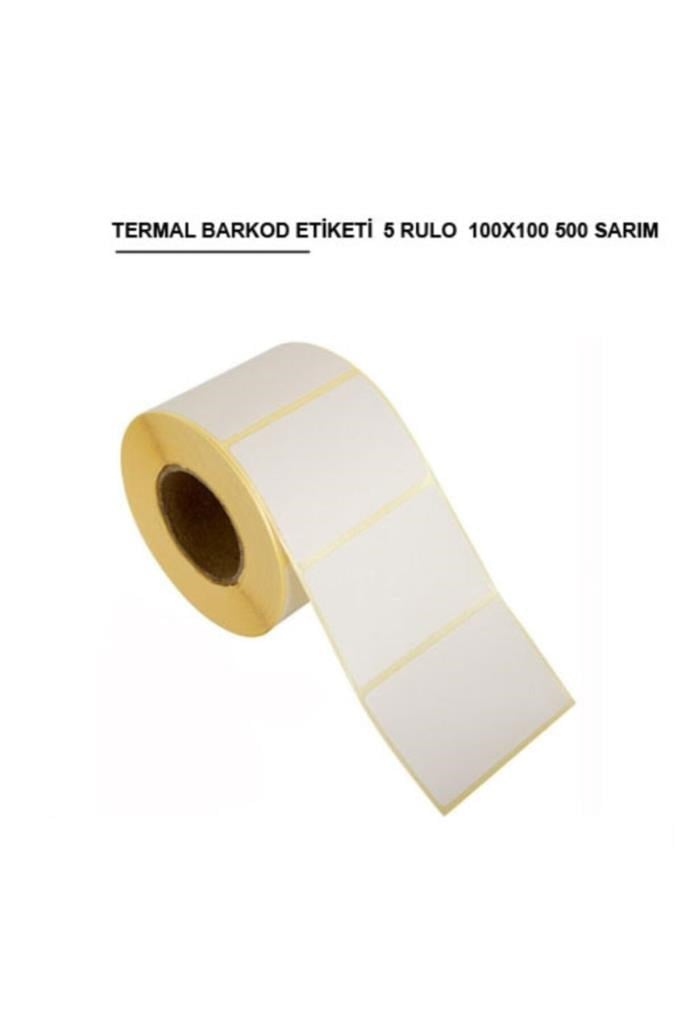 EKSTRAFIXEkstrafix Termal Barkod Etiketi 100x100 / 500 Sarım 5 Rulotrmalbarkod14