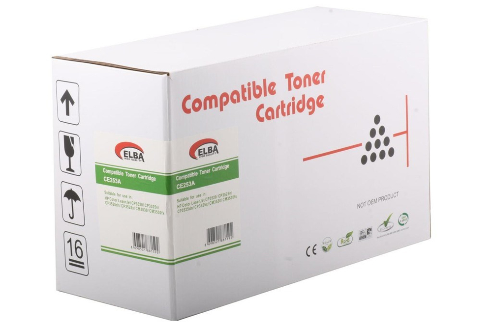 ELBAELBA HP CE253A CP3525-CM3530 KIRMIZI TONER8698521881592