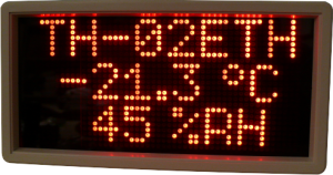 ElectrosecElectrosec TH-02DSP Dotmatrix Isı ve Nem Led EkranıME-TH-02DSP