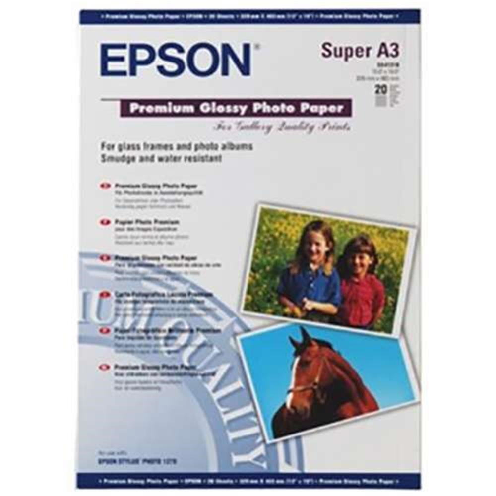 EpsonEpson A3+ 250Gram 20'li Premium Glossy Fotoğraf Kağıdı S041316010343819795