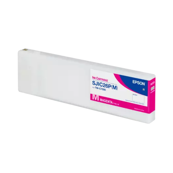EpsonEpson SJIC26P(M) Magenta mürekkep kartuşu for ColorWorks TM-C7500SJIC26P(M)