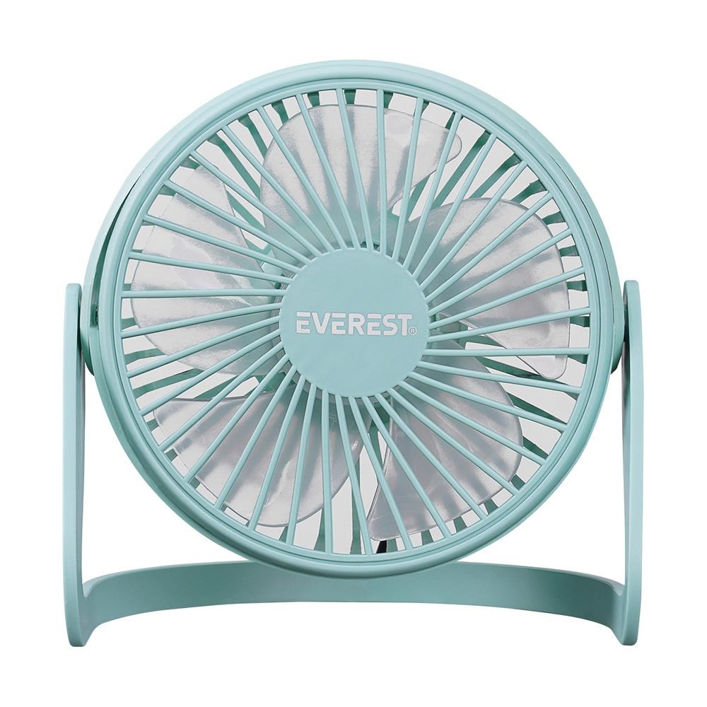 EVERESTEverest EFN-505 Masaüstü Turkuaz Usb Fan (145mmx141mmx105 mm)8680096031120