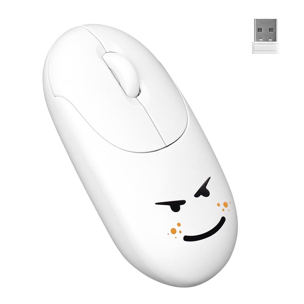 EVERESTEverest SM-26 FASHION 2.4Ghz Beyaz Kabartmalı Kablosuz Mouse8680096112973