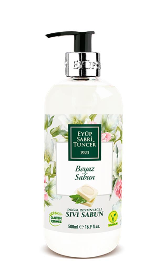 EYÜP SABRİ TUNCEREyüp Sabri Tuncer 500ml Sabun Doğal Zeytin Yağlı Sıvı Sabun Beyaz8691685018613