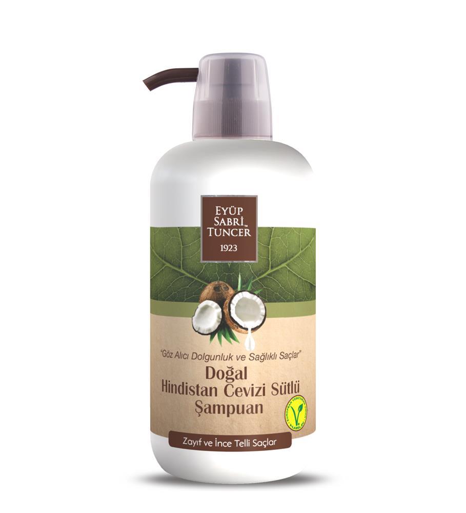EYÜP SABRİ TUNCEREyüp Sabri Tuncer 600ml Şampuan Doğal Hindistan Cevizi8691685013199