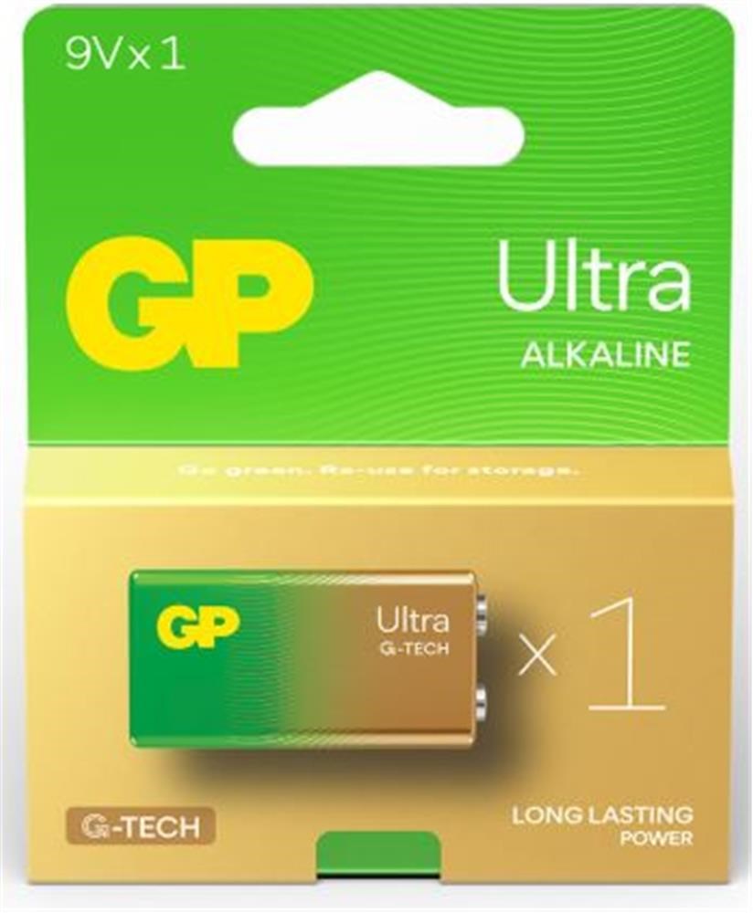 GPGP G-Tech 9V Ultra Alkalin Pil Tekli Paket GP1604AU4891199216398
