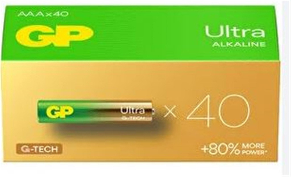 GPGP G-Tech LR03 AAA Boy Ultra Alkalin İnce Kalem Pil 40'lı Paket GP24AUT-2B404891199083105