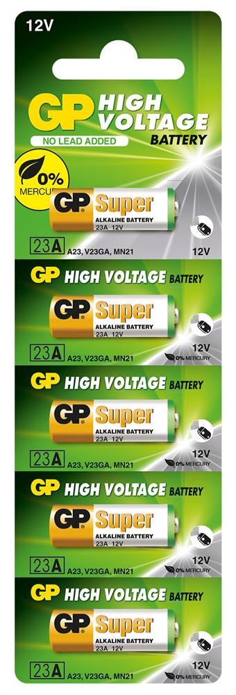 GPGP GP23A-C5 23A 12V Alkalin Spesifik 5'li Paket Pil Kumanda4891199042140