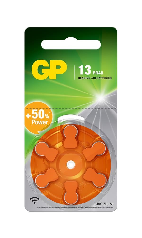 GPGP ZA13 1.4V Düğme Kulaklık Pili  6'lı Paket5000252102465