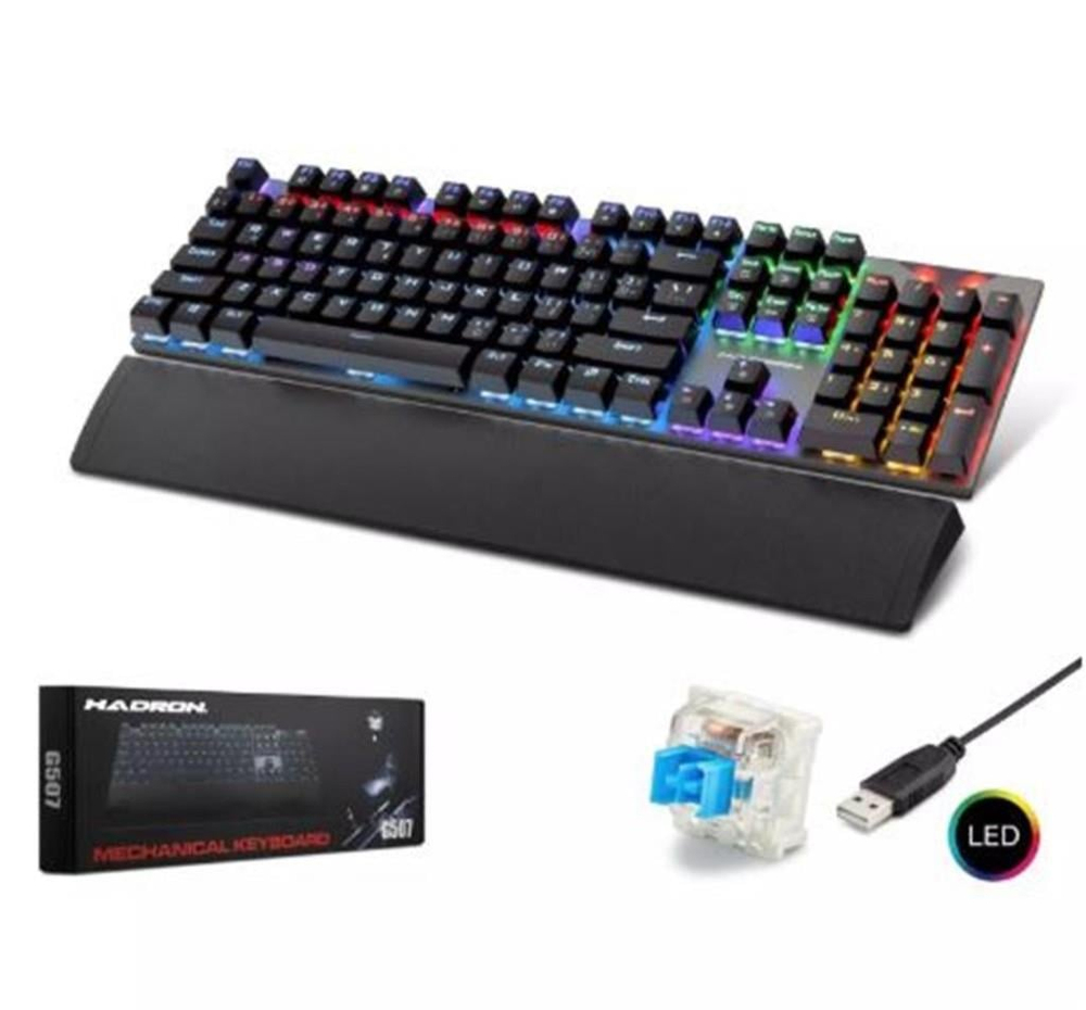 HADRONHADRON G507 KABLOLU MEKANİK RGB OYUN KLAVYE8680469036875