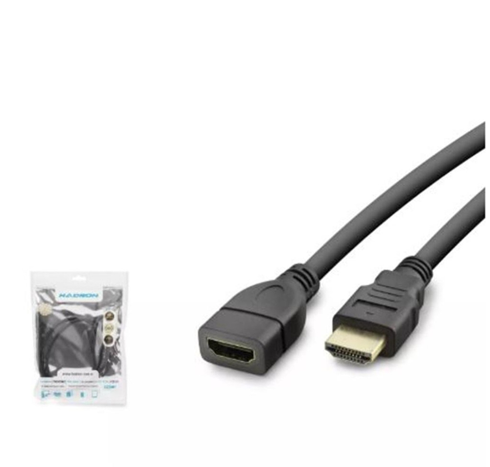 HADRONHadron Hdx2043 1m Hdmi To Hdmi F Kablo Pvc  Siyah8680469036691