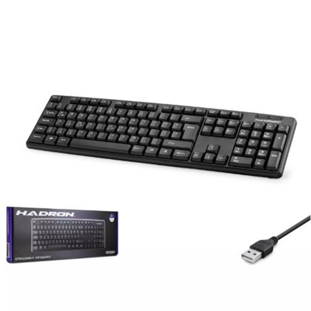 NODARHADRON HDX2601 KABLOLU STANDART KLAVYE F SİYAH8680469032563