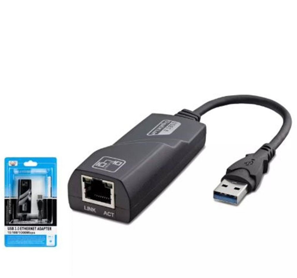 HADRONHADRON HDX5265 USB3.0 ETHERNET CARD 10-100-1000 MBPS SİYAH8680469031900