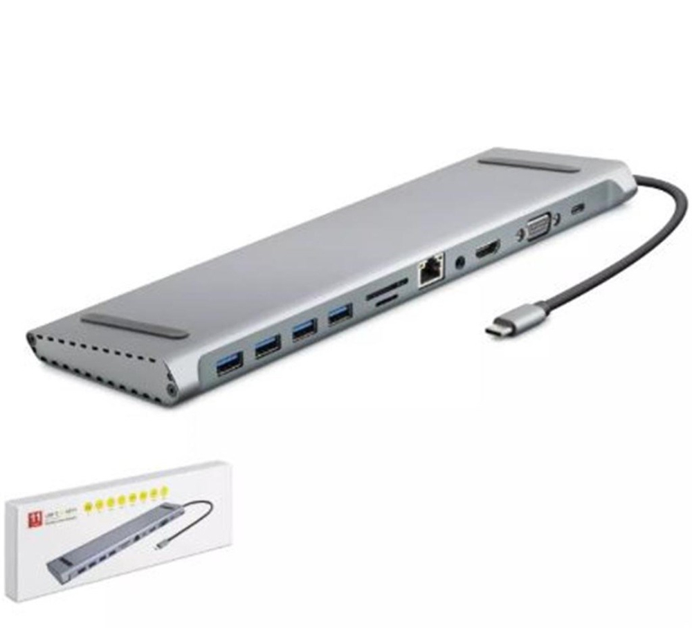NODARHADRON HDX7854 TYPE-C HDTV COMBO TYPE-C + HDMI 4K 30Hz + 4-USB3.0 + VGA + AUDIO +868069042500