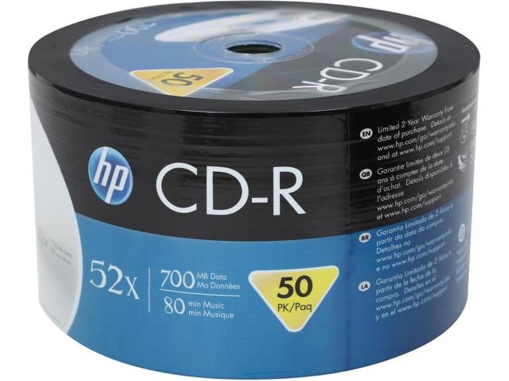 HPHp Cd-R 700Mb-80Mın 52X 50 li Shrink4710212135709