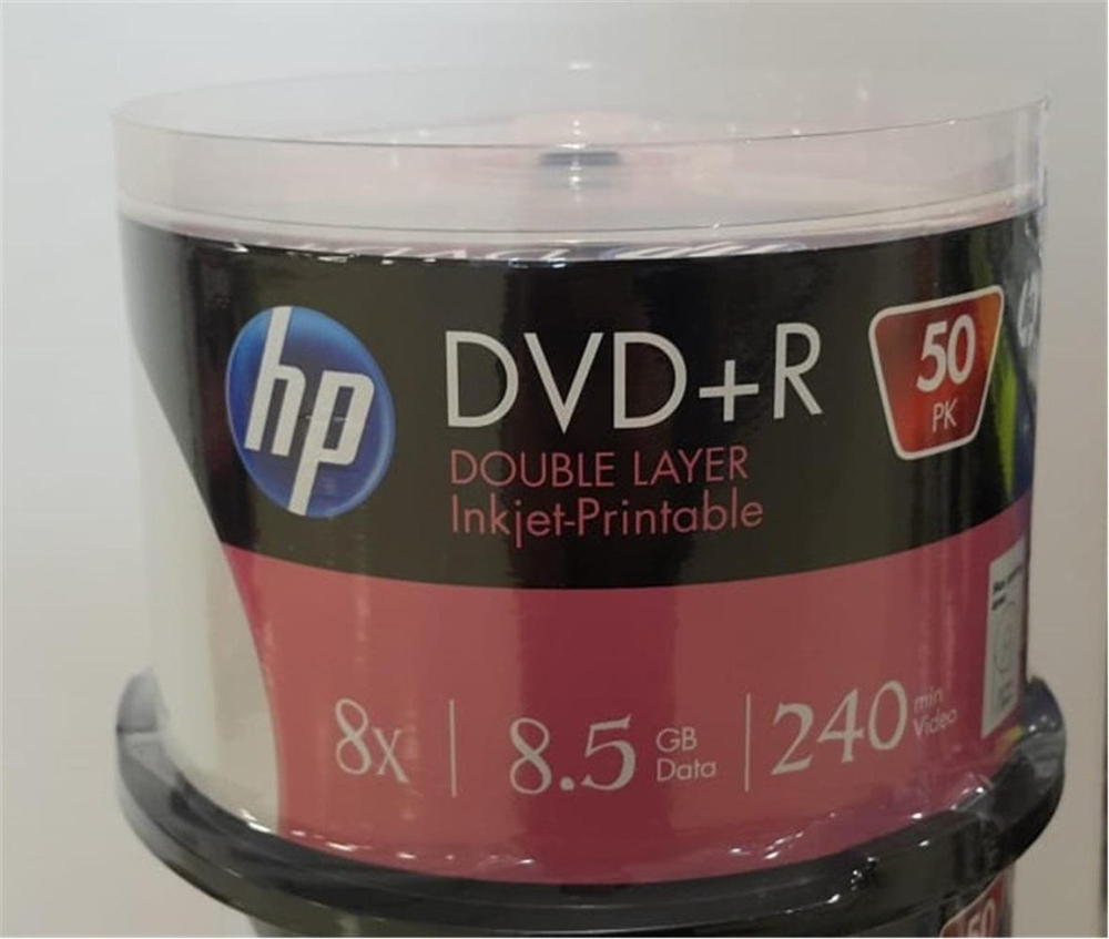 HPHP DVD+R DL 8.5GB Printable 50 Cakebox4710212144619