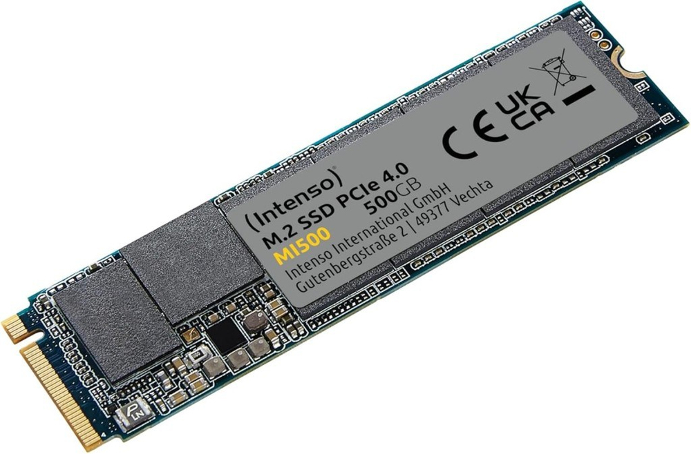 INTENSOIntenso 500GB MI500 Gen.4x4 NVMe 1.4 SSD 5300MB-4000MB-s Ssd Harddisk4034303033942