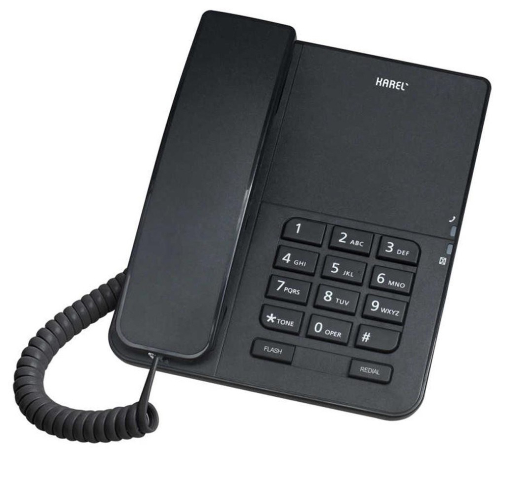 KARELKarel Tm140 Siyah Analog Masa Üstü Kablolu Telefon8697426401447