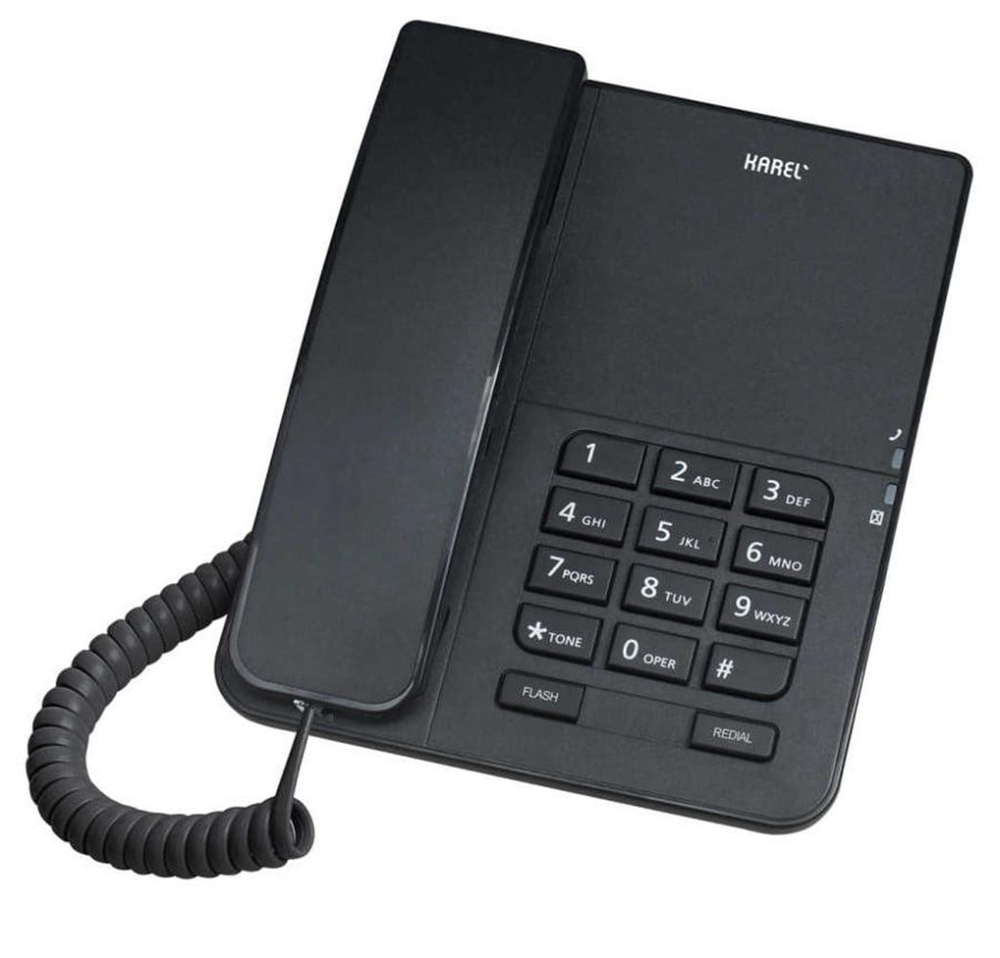 KARELKarel Tm140 Siyah Analog Masa Üstü Kablolu Telefon8697426401447