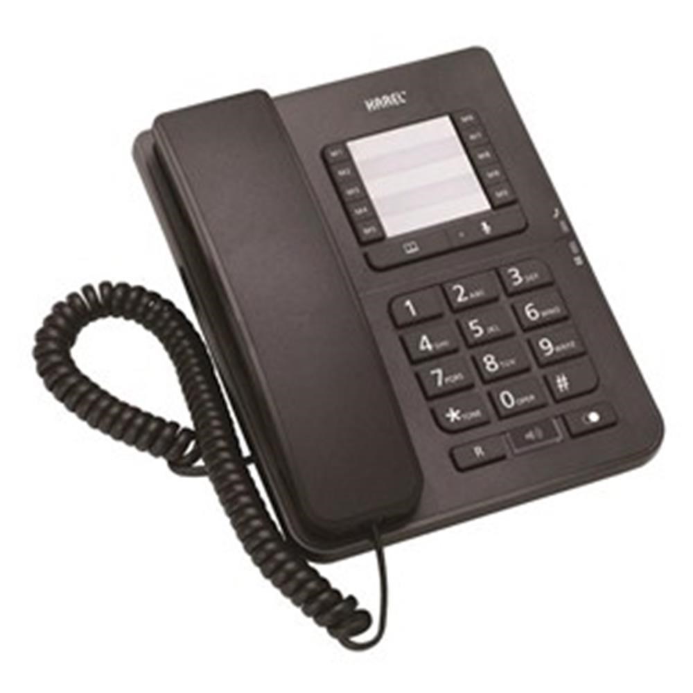 KARELKarel Tm142 Siyah Masa Üstü Telefon Tm-1428697426401423