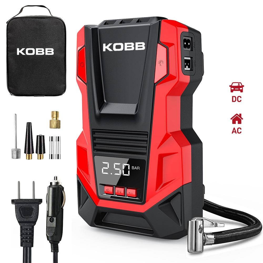 KOBBKOBB KB220 12Volt/220Volt 150 PSI Dijital Basınç Göstergeli Lastik Şişirme PompasıKB220
