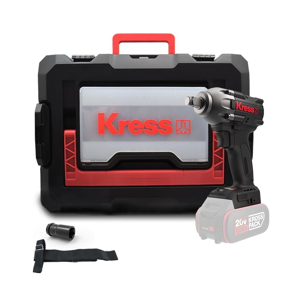 KressKress KUB30.91 20Volt 300Nm Kömürsüz Profesyonel Şarjlı Somun Sıkma (Akü Dahil Değildir)KUB30.91