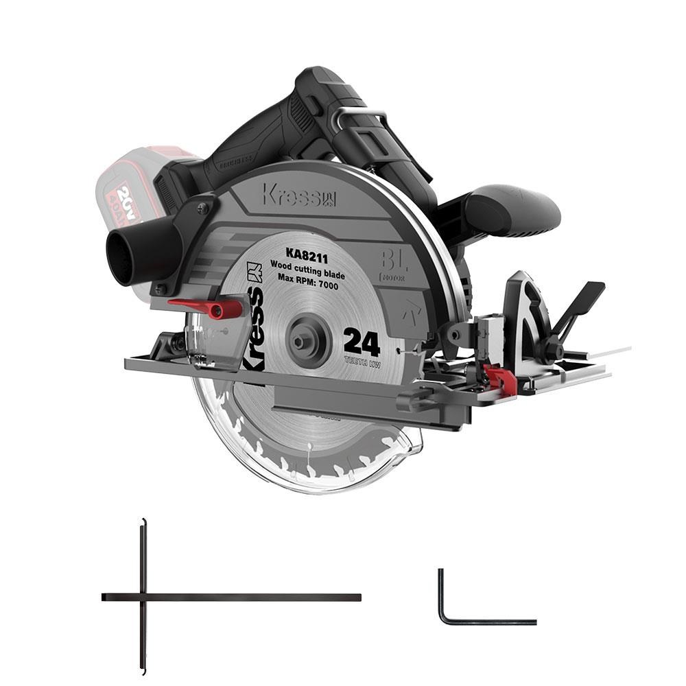 KressKress KUE15.9 20Volt 185MM Kömürsüz Profesyonel Daire Testere (Akü Dahil Değildir)KUE15.9